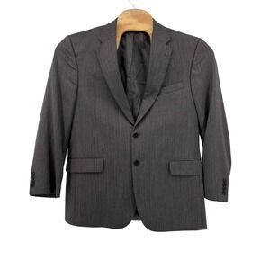 Jos A‎ Bank Signature Collection Men's Gray 100% Wool Tailored Fit Blazer 42R